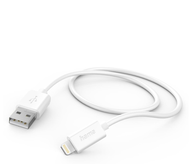 HAMA Kabel USB-Lightning 1 m Biały - 1248002 - zdjęcie